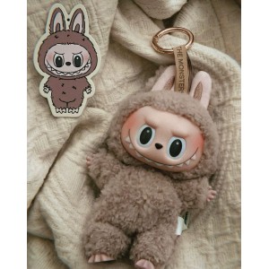 Brelok puf Labubu 1Gen Toffee