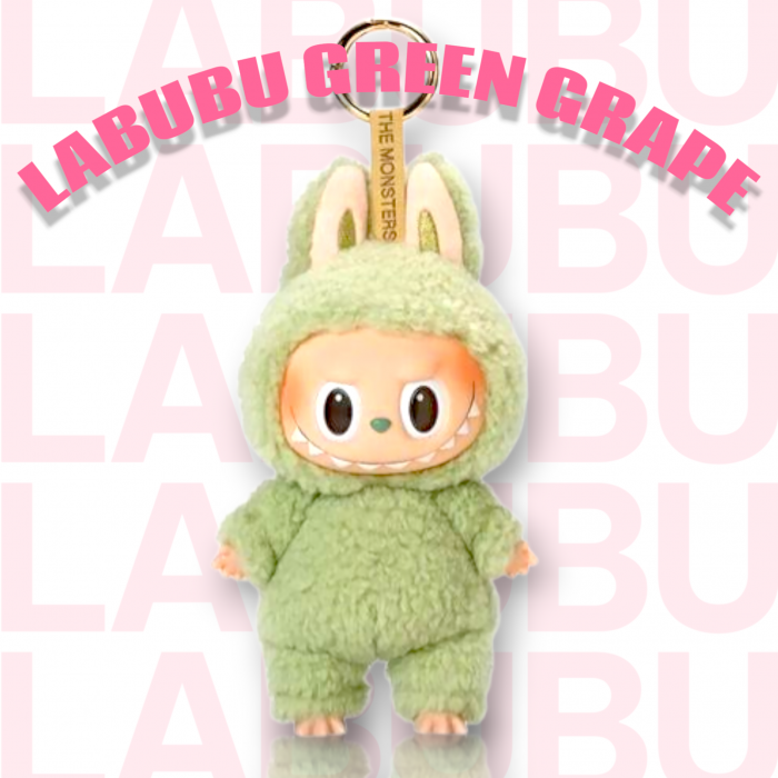 Brelok puf Labubu 1Gen Green Grape