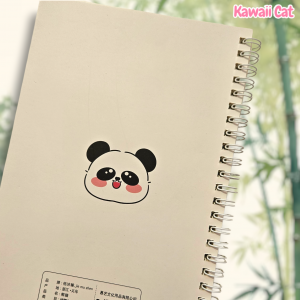 Caiet spiral A5 Panda