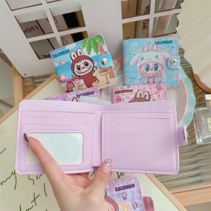 Portmoneu Labubu Flat Purple