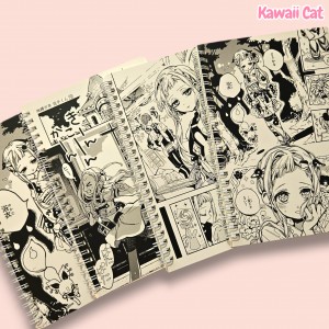 Caiet spiral A5 Manga Hanako