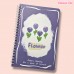 Caiet spiral A5 Purple Flowers