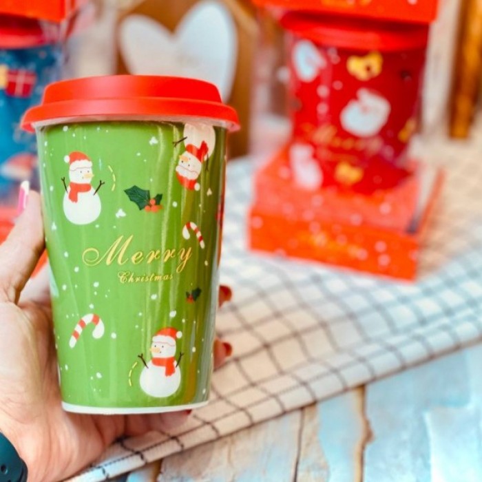 Pahar Ceramic NY Merry Cristmas