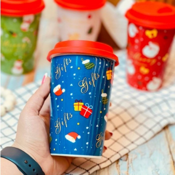 Pahar Ceramic NY Merry Cristmas