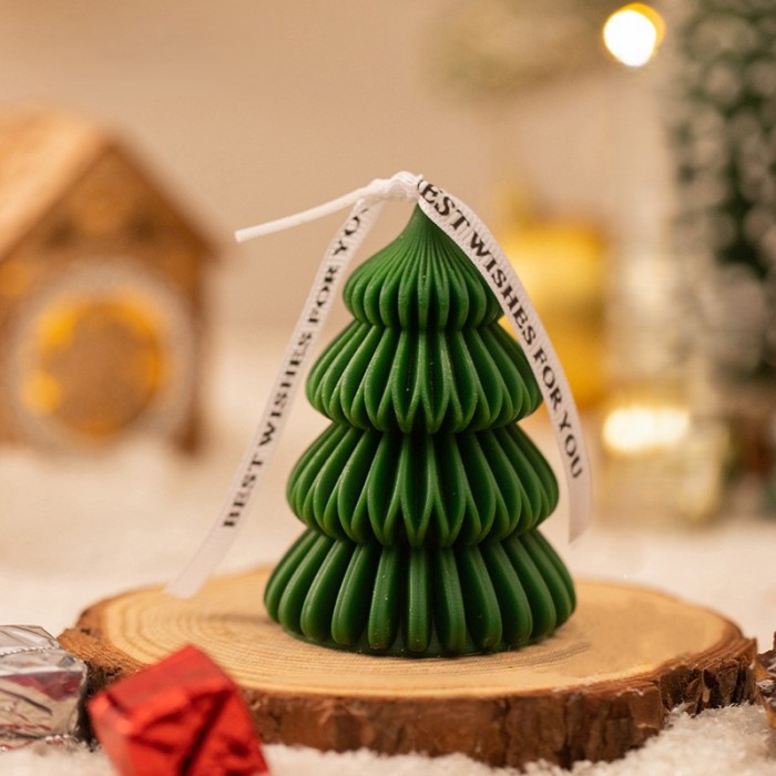 Lumanare NY Christmas Tree Round