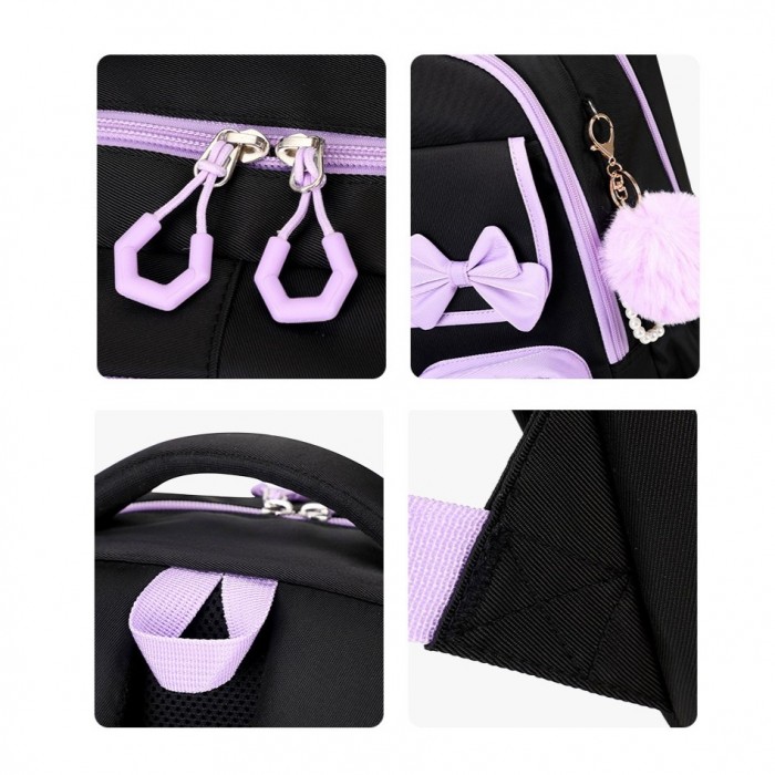 Rucsac Negru cu Funda