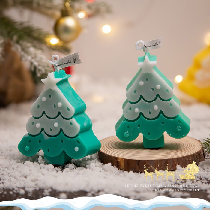 Lumânare NY Green Christmas Tree