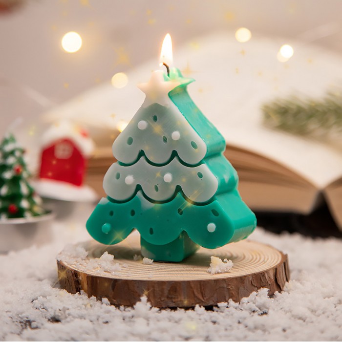 Lumânare NY Green Christmas Tree