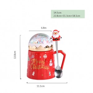 Cană Ceramică NY Christmas Bubble