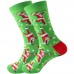 Ciorapi lungi NY Green Santa