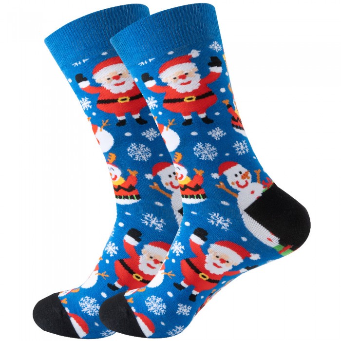 Ciorapi lungi NY Claus and Snowman
