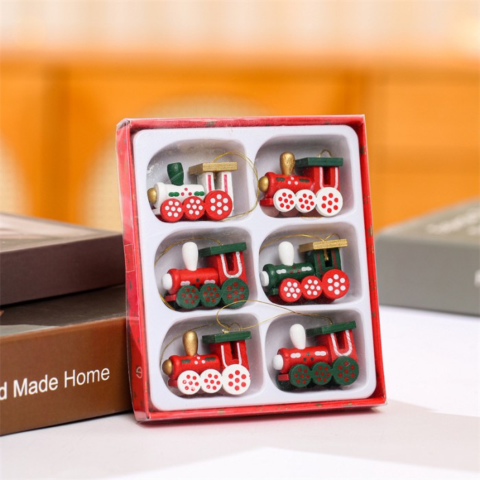 Decorațiuni pentru pom NY Wooden Style