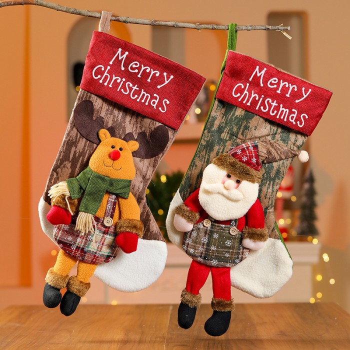 Ciorap mare Merry Christmas Deer