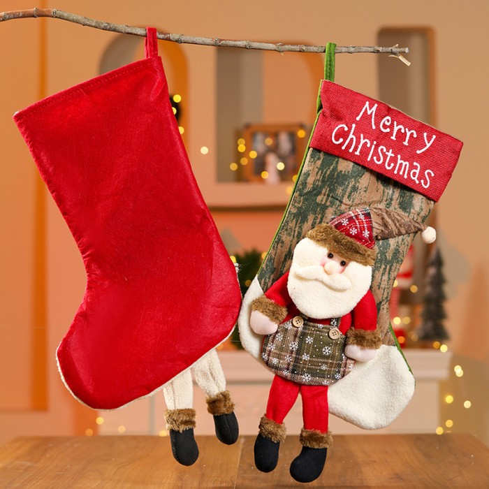 Ciorap mare Merry Christmas Santa