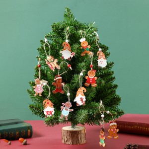 Decorațiuni pentru pom NY Wooden Gingerbread