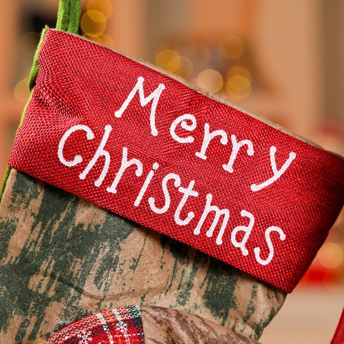 Ciorap mare Merry Christmas Deer