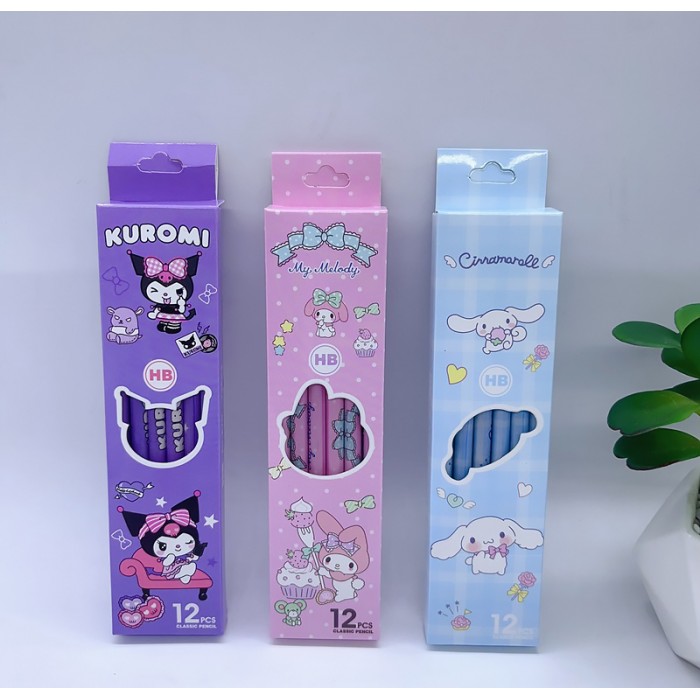 Creioane simple set Sanrio Cute