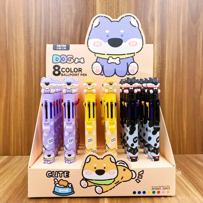 Pix 8 culori Cute Dog