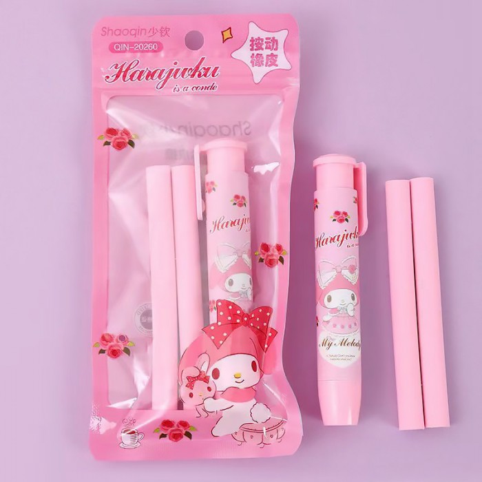 Radiera mecanică cu rezerv Sanrio