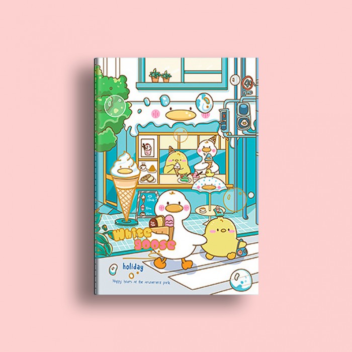 Caiet B5 White Goose