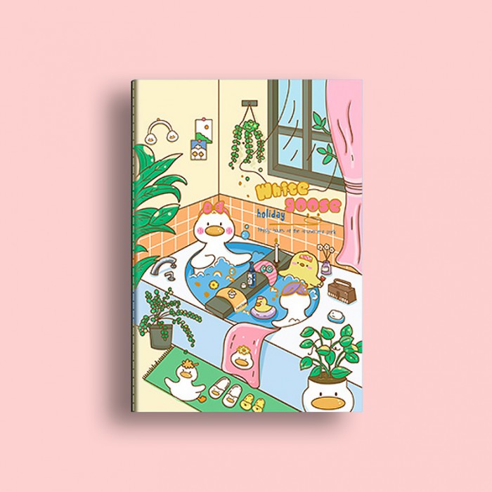 Caiet B5 White Goose