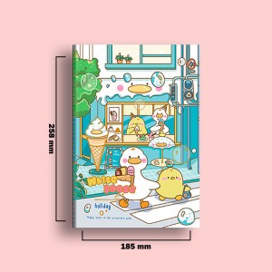 Caiet B5 White Goose