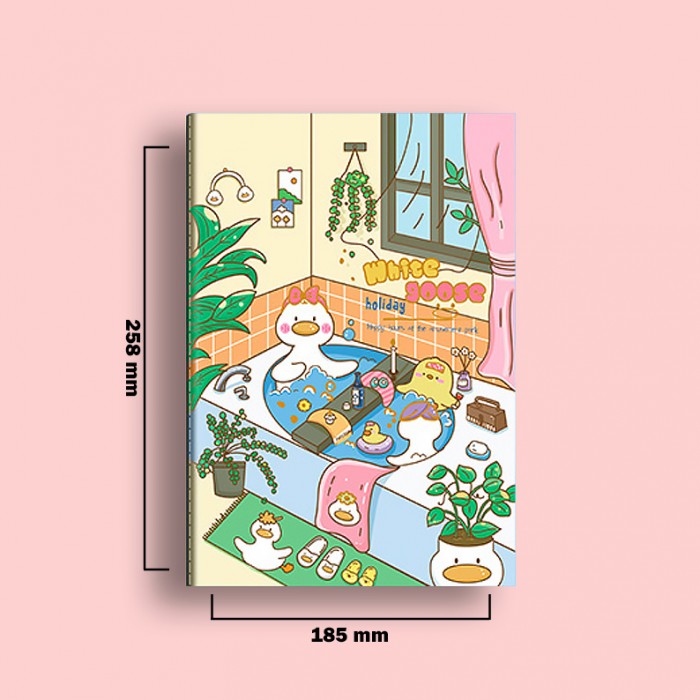 Caiet B5 White Goose