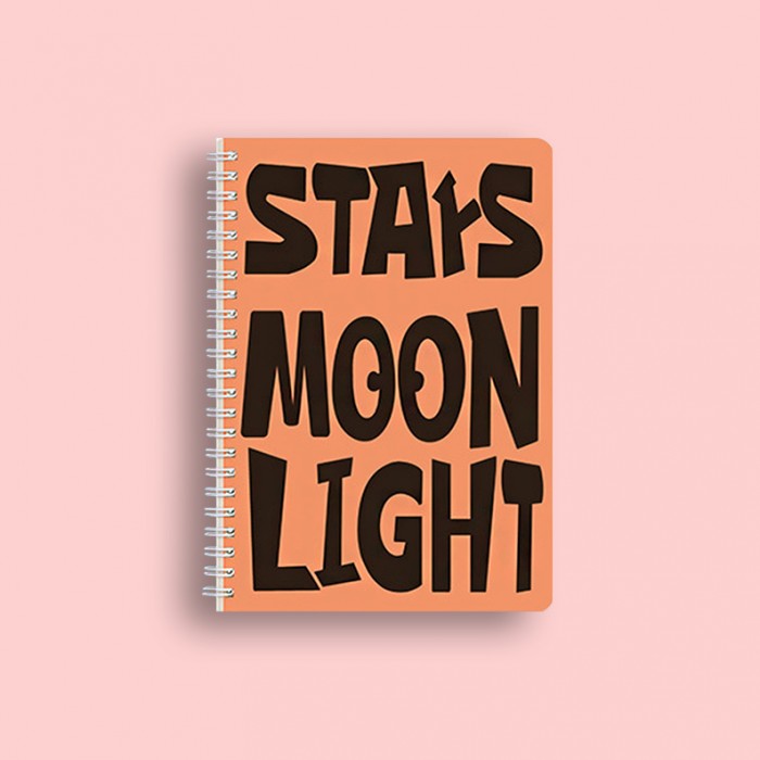 Caiet cu spirala A5 Moon Light