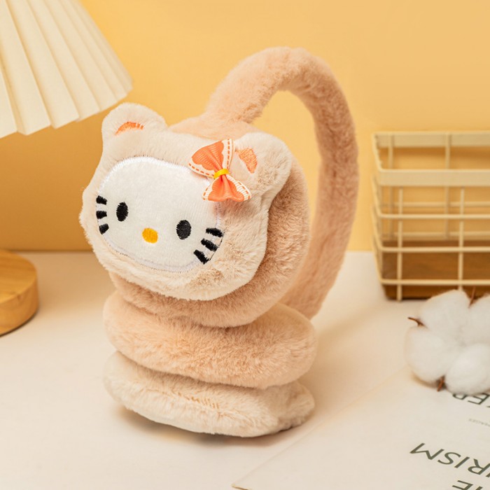 Căști de iarna Hello Kitty