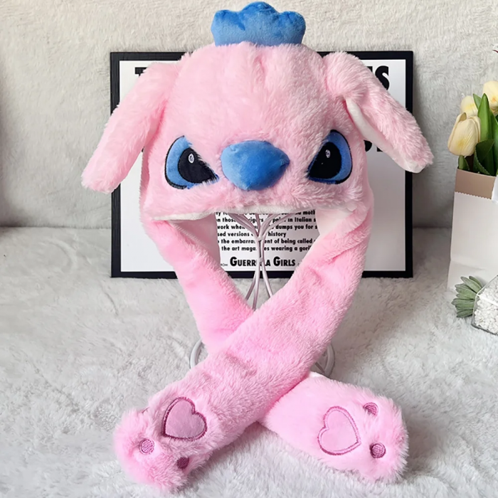 Căciula Stitch Roz