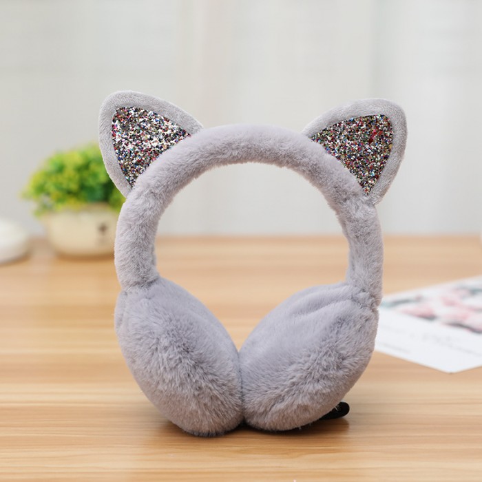 Căști de iarnă Shiny Cat