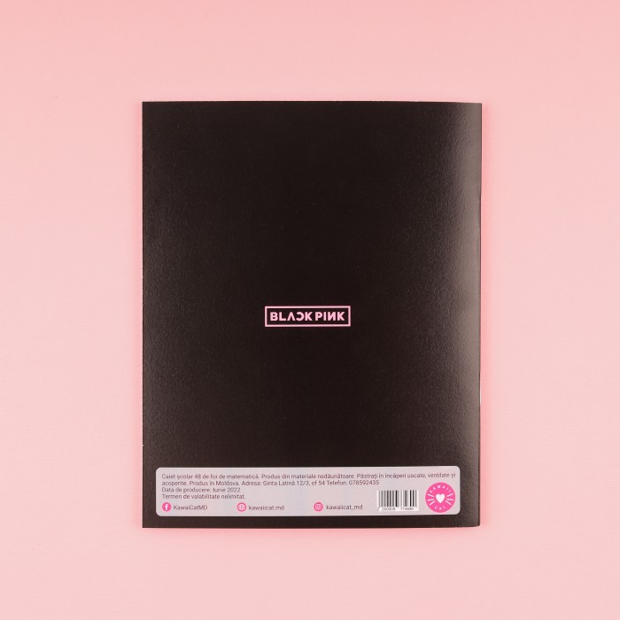 Caiet Black Pink