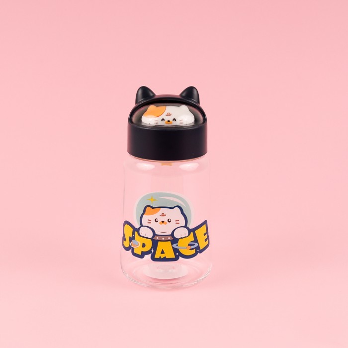 Sticlă Plastic Cat Space 330ml