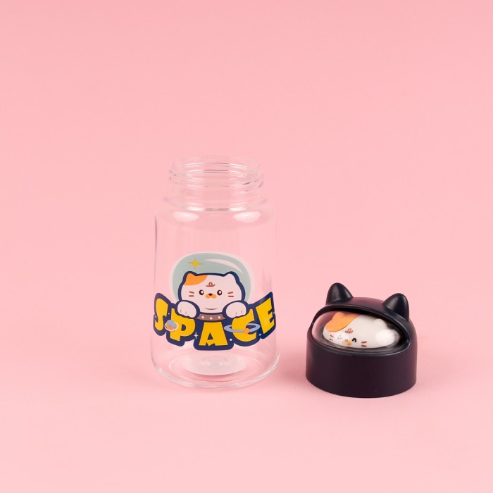 Sticlă Plastic Cat Space 330ml
