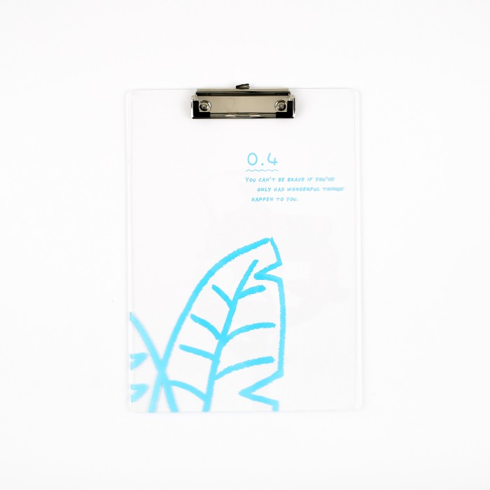 Clipboard A4 Transparent
